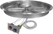 FPB19RBSTFS*P 19inch ROUND BURNER FIREPIT PAN 16 inch spur