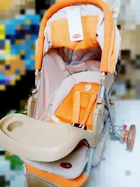 在飛比找樂天市場購物網優惠-【欣康 / 好萊兒】嬰兒手推三輪車/嬰兒車/推車
