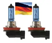 Flosser MegaBlue H11 55W Stock Two Bulbs Head Light High Beam Replace Upgrade