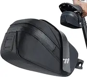 Cycling Saddle Bag - Bike Bag, Lightweight Rear Bag | Waterproof Case with Secure Closure, Discreet Compartment Under Seat for Tools, Energy Bars and Accessories