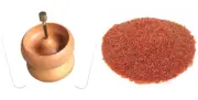 Large Wooden Bead Spinner 4.5" Diameter, 2 Beading Needles & 500g Seed Beads