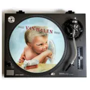Van Halen Turntable Slipmat for Vinyl Records Fits 12 inch Players DJ Slip Mats