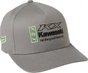 FOX Kawasaki Flexfit Cap, grey, Size S M for Men