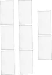 ARTIBETTER 2sets Banknote Box Plastic Protective Cases for Commemorative Currency Organizer for Stamps Bills and Documents for Collectors and Exhibitions 8pcs*2