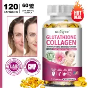 Glutathione 120 capsules 500 mg - Antioxidant, Immune Support, Detoxification