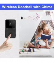 Smart Doorbell Wireless Chime-WiFi Video Intercom Door Ring Home Security Camera