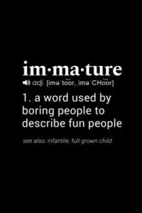 在飛比找博客來優惠-Immature (adj. [ime’’toor, ime