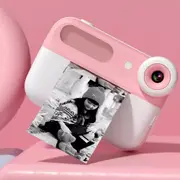 3.0 Inch Touch Screen Kids Camera 48MP Portable Toy Camera for Boys Girls Toys Pink
