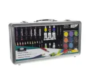 ROYAL BRUSH essentials(TM) Mixed Media Art Set In Metal Case 74/Pkg-( ART2820)