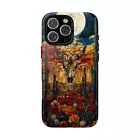 Desert Cow Skull Stained Glass - Phone Cover Case for iPhone | Galaxy | Pixel