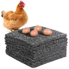 8 Pcs Chicken Nesting Pads, Washable Nesting Box Liners for Chicken Coop, Reu...