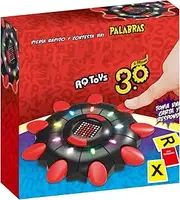 Word Games for Adults | Letters Spin Game - Interactive Fun Card Play Learning Handheld Educational Toy for Party, Kids & Family