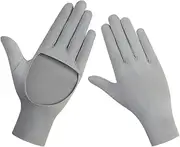 [djhyfbdhgfcbgdxas] Ladies Handguard Sunshade Gloves Hollow Thin Soft for Driving Bicycle Fishing Gloves (Color : B, Size : 23 * 8cm)