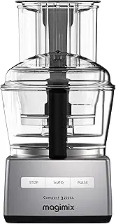 Magimix Compact System 3200XL Food Processor, Satin, 18371