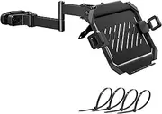 PUTORSEN Laptop Pole Mount Tray,Universal Full Motion Laptop Arm Laptop Holder Arm with Removable 75mm and 100mm VESA Plate,Fit 12 to 18 inch Laptops, Black