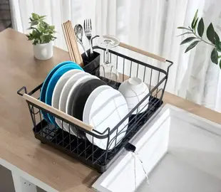 廚房瀝水架碗架 水槽瀝水籃置物架 盤碗碟筷餐具收納架