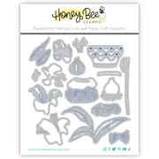 Honey Bee Lovely Layers- Amaryllis Honey Cuts Die : Holiday Wishes Collection