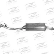 Redback Mufflers Bolt-On to suit Honda Accord Exi 2.2 90-91 RM Dual Outlet 1320mm Long - M6392
