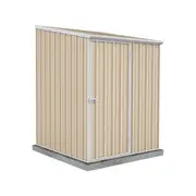 Absco Sheds 1.52 x 1.52 x 2.08m Classic Cream Space Saver Single Door Garden Shed