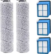 Crosswave Omniforce Brush Rolls and Filters, Replacement Parts for BISSELL 3882/3883/3967F/3970F CrossWave OmniForce/OmniFind Vacuum Cleaner, Brush Rollers X2 HEPA Filters X3