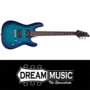 Schecter SCH443 C-6 PLUS Ocean Blue Burst Electric Guitar