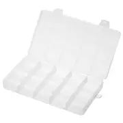 15 Grids Jewelry Organizer Box, 4pcs Clear Plastic Jewelry Boxes, Style 3