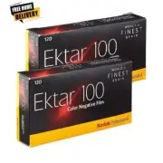 10x Kodak Professional Ektar 100 Color Negative Film (120 Roll Film, 10-Pack)