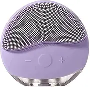 Super Soft Silicone Face Cleanser and Massager Brush Manual Facial Cleansing Brush Handheld Mat Scrubber For Sensitive, Delicate, Dry Skin