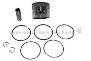 Piston Kit w Rings Motor Parts PepBoys Wen PowerPro 2200 3500 Watts Generator