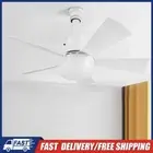 Ceiling Fan with Light Light Bulb Fan Remote Control Low Noise for Home Office