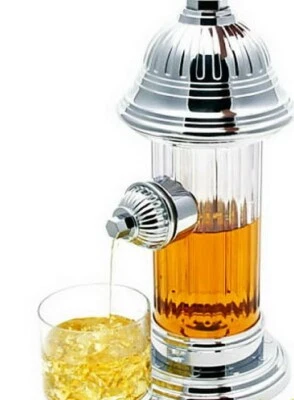 Godinger Drink Dispenser Fire Hydrant Liquor Beverage Taproom Collection