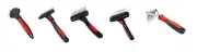 Pro Dog Grooming Undercoat Deshedding Pin Rake Combs Fur and Coat Control