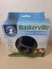Baskerville Ultra Muzzle Dog Comfortable Plastic Mesh Basket Black Size 3