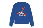 SpongeBob SquarePants Unisex Adult Mr Krabby Sweatshirt (Royal Blue) - UTTV12831
