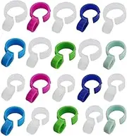 20PCS Cross-Stitch Roll Clip，Fabric Roll Clip， Colorful Embroidery Fabric Clip，Needlework Fabric Holder, Sewing Fabric Fastener, Stitching Fabric Clamp, Cross-Stitch Accessories