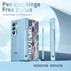 For Samsung Galaxy Z Fold 6 Hard PC Hinge Cover Case with A Pen + Pen Slot