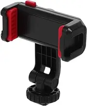 Camera Hot Shoe Phone Mount Adapter Rotating Phone Holder Clip for Tripod Phone Clamp for Photography and Videography Compatible with All Smartphones