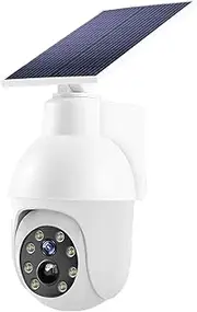 Appreciarel Surveillance Camera, Simulated Surveillance Cameras Street Light, High Brightness Solar Dummy Security Cameras Outdoor, Outdoor Waterproof Wireless 360 Security (1Pcs)