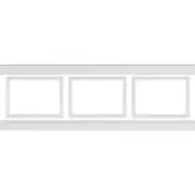 Ekena Millwork Square Wainscot Paneling Kit Adjustable Polyurethane Primed White