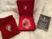 2001 Waterford Crystal Songs of Christmas Collection Christmas Tree Ornament NIB