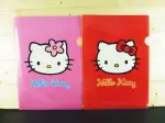 【震撼精品百貨】HELLO KITTY 凱蒂貓~2入文件夾~紅粉大頭