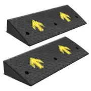 37.4"L x 13.8"W x 5.5"H 8800lbs Capacity Curb Ramps 2PC for Households Warehouse