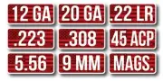 MTM Ammo 20 Gauge Adhesive Polymer Scratch-Resistant Coated Labels -CL20GA
