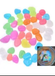 Glow in the dark rocks Multicolor pebbles 50 pieces