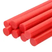 8 Pcs Mini Hot Glue Sticks, 0.43" Dia x 7.87" Long EVA Sticks, Red