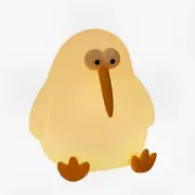 Rechargeable Dimmable Silicone Kiwi Night Light for Kids Room Fun Animal Nursery Decor