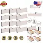 Expandable Drawer Dividers Set of 12 - No Tools Needed for Easy Organization