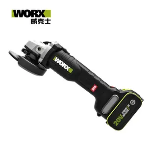 WORX 威克士 20V 100mm鋰電無刷平面砂輪機 WU808