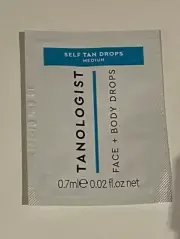 Tanologist face body drops self tan tanning medium