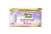 Fancy Feast Kitten Classic Pate Wet Cat Food Tender Chicken Feast 24 x 85g